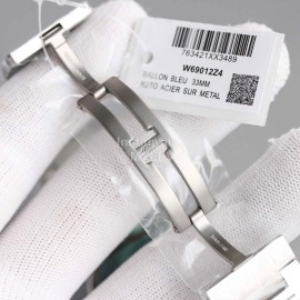 Cartier Classic Roman Numeral Dial Steel Strap Watch White