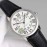 Cartier Classic Roman Numeral Dial Leather Strap Watch Black