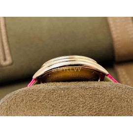 Cartier Eg Factory 316l Refined Steel Diamond Watch Rose Red