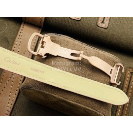 Cartier Eg Factory 316l Refined Steel Diamond Watch Rose Red