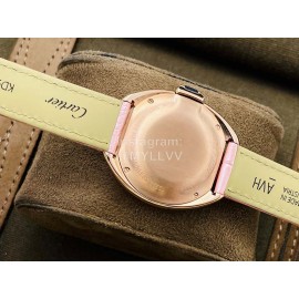 Cartier Eg Factory 316l Refined Steel Diamond Watch Pink