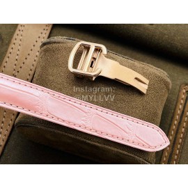 Cartier Eg Factory 316l Refined Steel Diamond Watch Pink