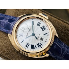 Cartier Eg Factory 316l Refined Steel Watch Navy