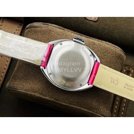 Cartier Eg Factory New 316l Refined Steel Watch Rose Red