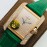 Cartier Eg Factory Tank Anglaise Diamond Dial Watch Green
