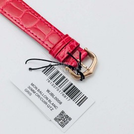 Cartier Dr Factory Roman Numeral Dial Leather Strap Watch