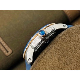 Calibre De Cartier Eg Factory Luminous Calendar Blue Watch