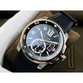 Calibre De Cartier Eg Factory Super Luminova Luminous Calendar Watch