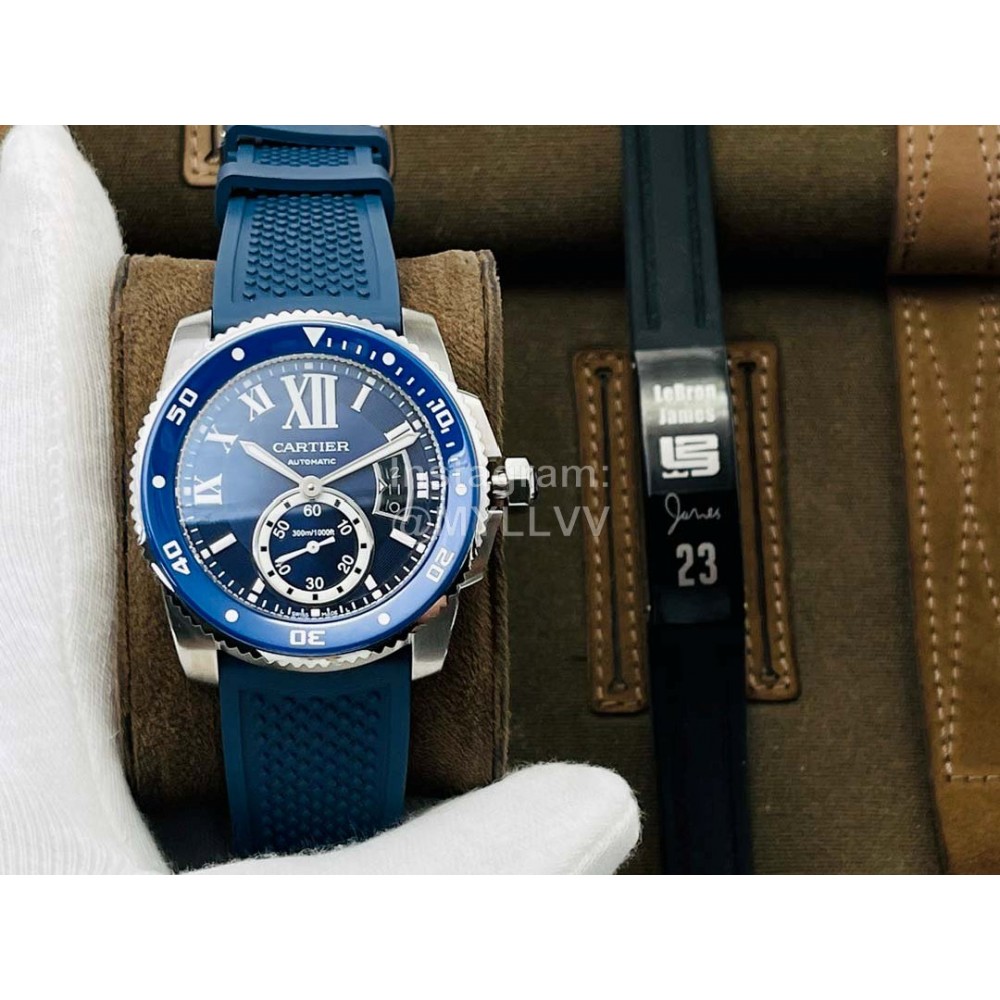 Calibre De Cartier Eg Factory Luminous Calendar Watch For Men