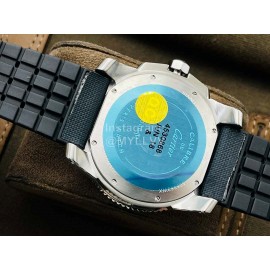 Calibre De Cartier Eg Factory Luminous Calendar Nylon Strap Watch Blue