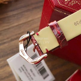 Ballon Blanc De Cartier Leather Strap Watch