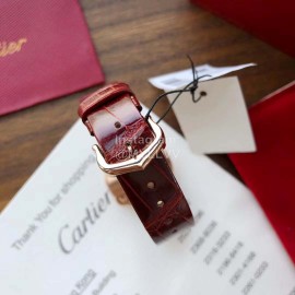 Ballon Blanc De Cartier Leather Strap Watch