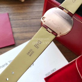 Ballon Blanc De Cartier Leather Strap Watch