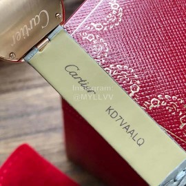 Ballon Blanc De Cartier Leather Strap Watch Gray