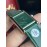Cartier Tank Must Square Dial Leather Strap Watch Green
