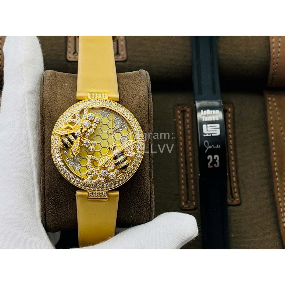 Cartier Dr Factory Diamond Bee Watch Gold