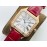 Cartier Uu Factory Santos-Dumont 904l Fine Steel Case Watch Wine Red