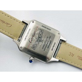 Cartier Uu Factory Santos-Dumont 904l Fine Steel Case Watch Gray