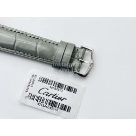 Cartier Uu Factory Santos-Dumont 904l Fine Steel Case Watch Gray