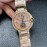 Cartier Diamond Dial Mechanical Watch For Women Rose Gold
