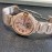Cartier Diamond Dial Mechanical Watch For Women Rose Gold