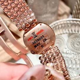 Ballon Blanc De Cartier Roman Digital Dial Watch Rose Gold