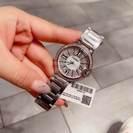 Ballon Blanc De Cariter Diamond Dial 36mm Watch