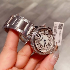 Ballon Blanc De Cariter Diamond Dial 36mm Watch