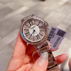 Ballon Blanc De Cariter Diamond Dial 36mm Watch
