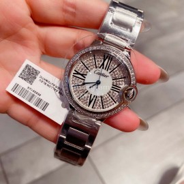 Ballon Blanc De Cariter Diamond Dial 36mm Watch