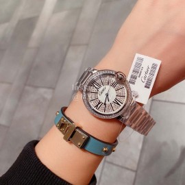 Ballon Blanc De Cariter Diamond Dial 36mm Watch