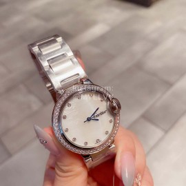 Ballon Blanc De Cariter New Diamond Dial 36mm Watch