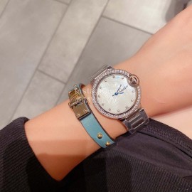 Ballon Blanc De Cariter New Diamond Dial 36mm Watch