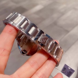 Ballon Blanc De Cariter Diamond Dial 36mm Steel Strap Watch