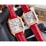 Cartier Uu Factory Santos-Dumont Watch For Men And Women Red