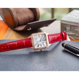 Cartier Uu Factory Santos-Dumont Watch For Men And Women Red