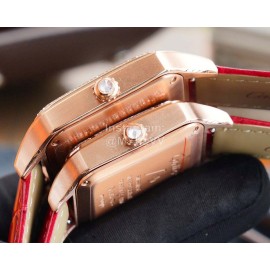 Cartier Uu Factory Santos-Dumont Watch For Men And Women Red