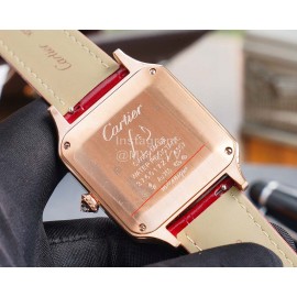 Cartier Uu Factory Santos-Dumont Watch For Men And Women Red