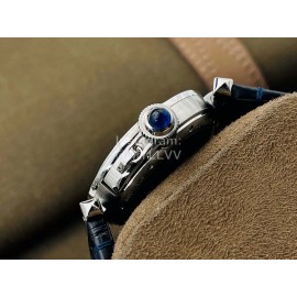 Cartier An Factory Pasha Leather Strap Watch