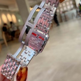 PanthèRe De Cartier 27mm Square Dial Watch For Women Silver