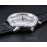 Cartier Diamond Dial Leather Strap Watch For Men Black