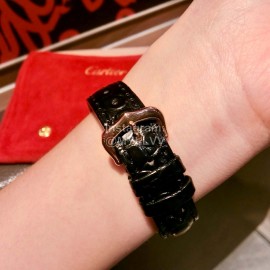 PanthèRe De Cartier Diamond Square Dial Watch For Women Black