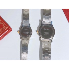 Cartier Steel Strap Sapphire Glass Watch