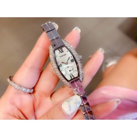 Cartier Olive Shaped Diamond Watch For Women