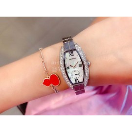 Cartier Olive Shaped Diamond Watch For Women