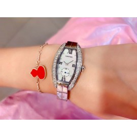 Cartier Olive Shaped Diamond Watch For Women