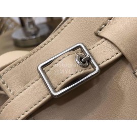 Celine Calfskin Vintage Bucket Bag Beige 189343