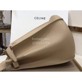 Celine Calfskin Vintage Bucket Bag Beige 189343