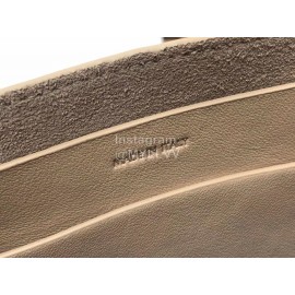 Celine Calfskin Vintage Bucket Bag Beige 189343