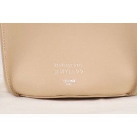 Celine Calfskin Vintage Bucket Bag Pink 189343